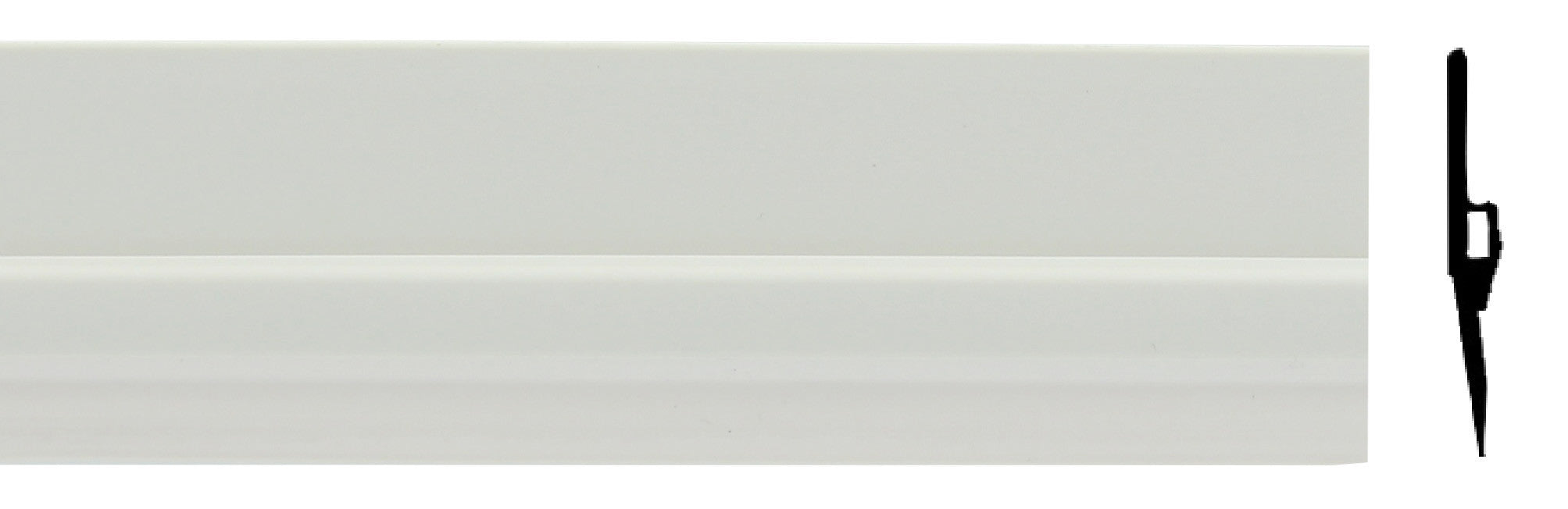 paraspifferi rigido con pinna in gomma bianco