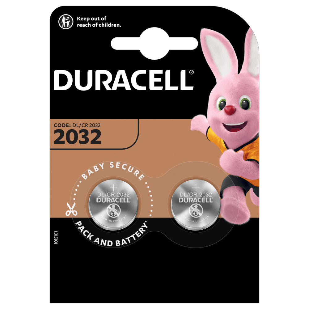 duracell cr2032 batteria bottone moneta 2pz