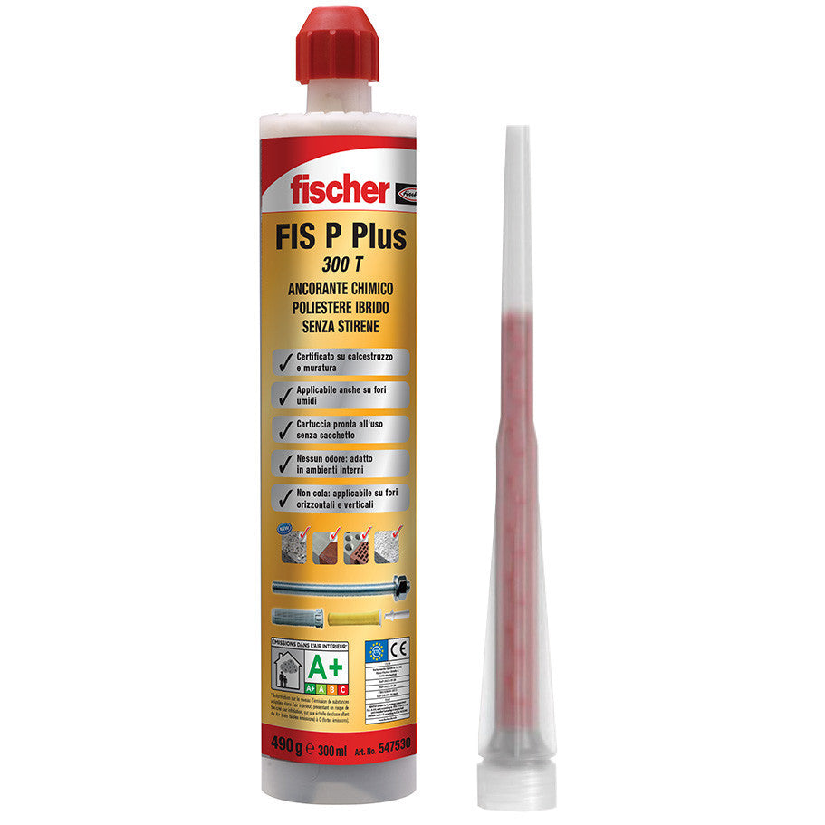 ancorante tassello chimico fischer plus 300t 300ml