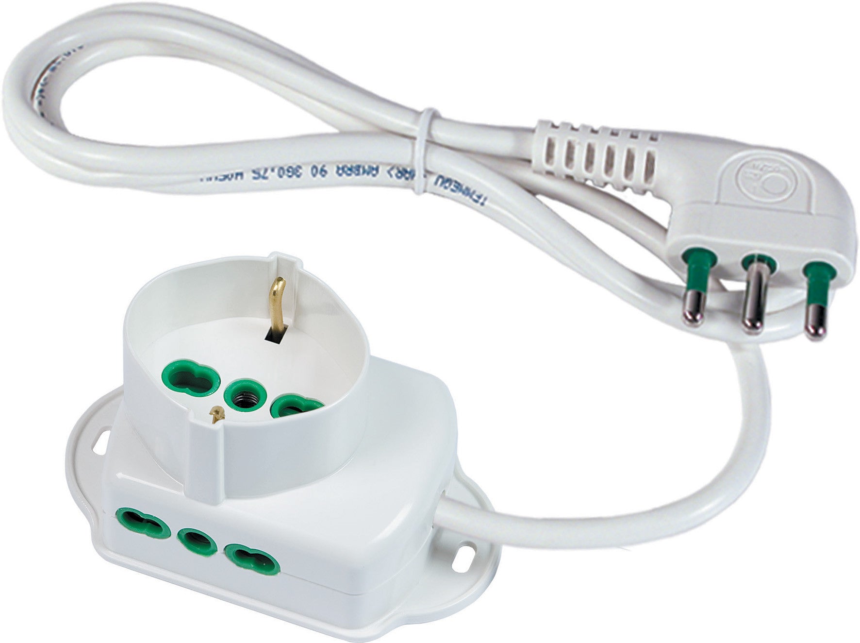 multipresa 2 posti bipasso 1 bipasso/schuko FME