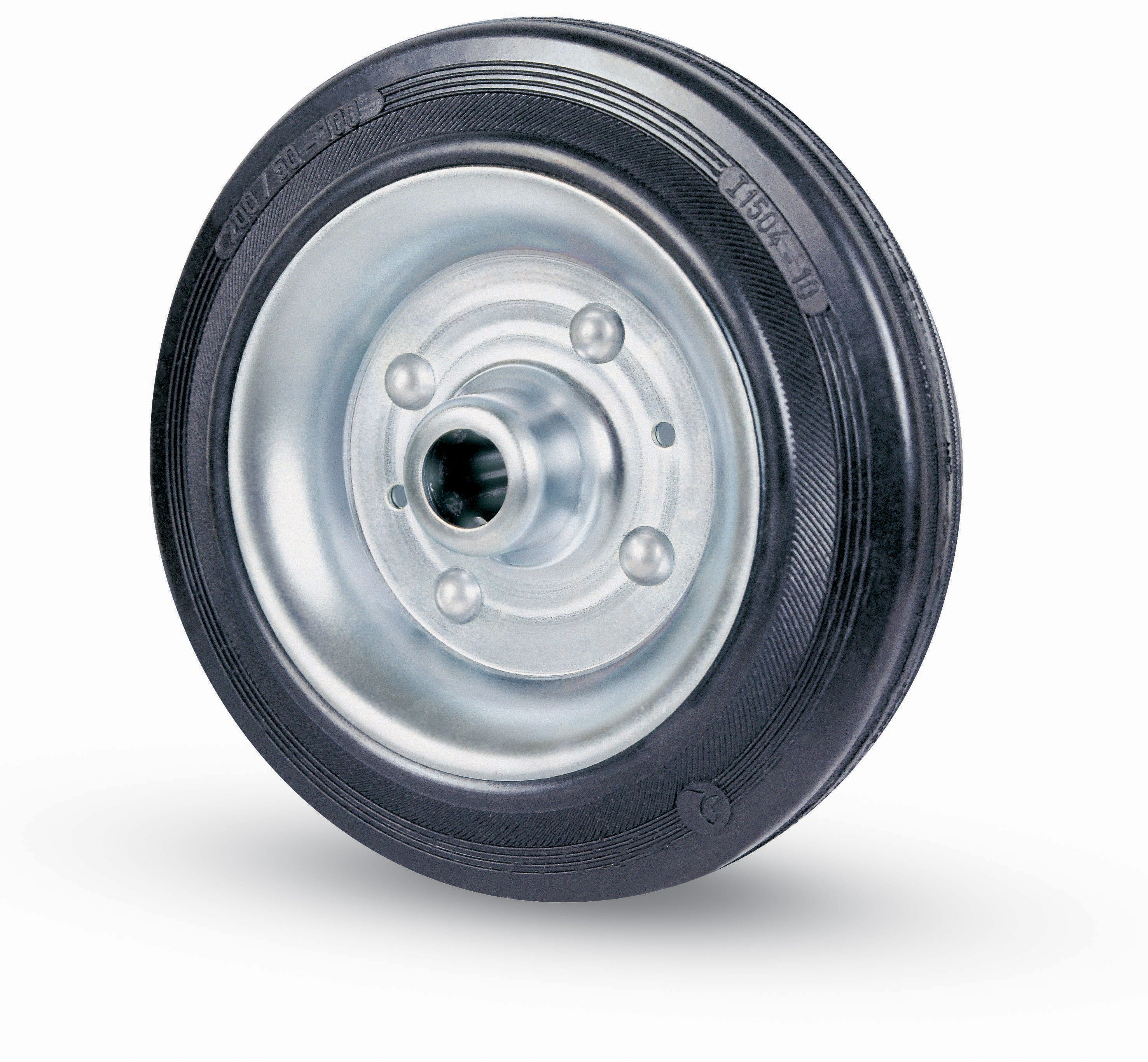 ruota industriale senza supporto diametro  80