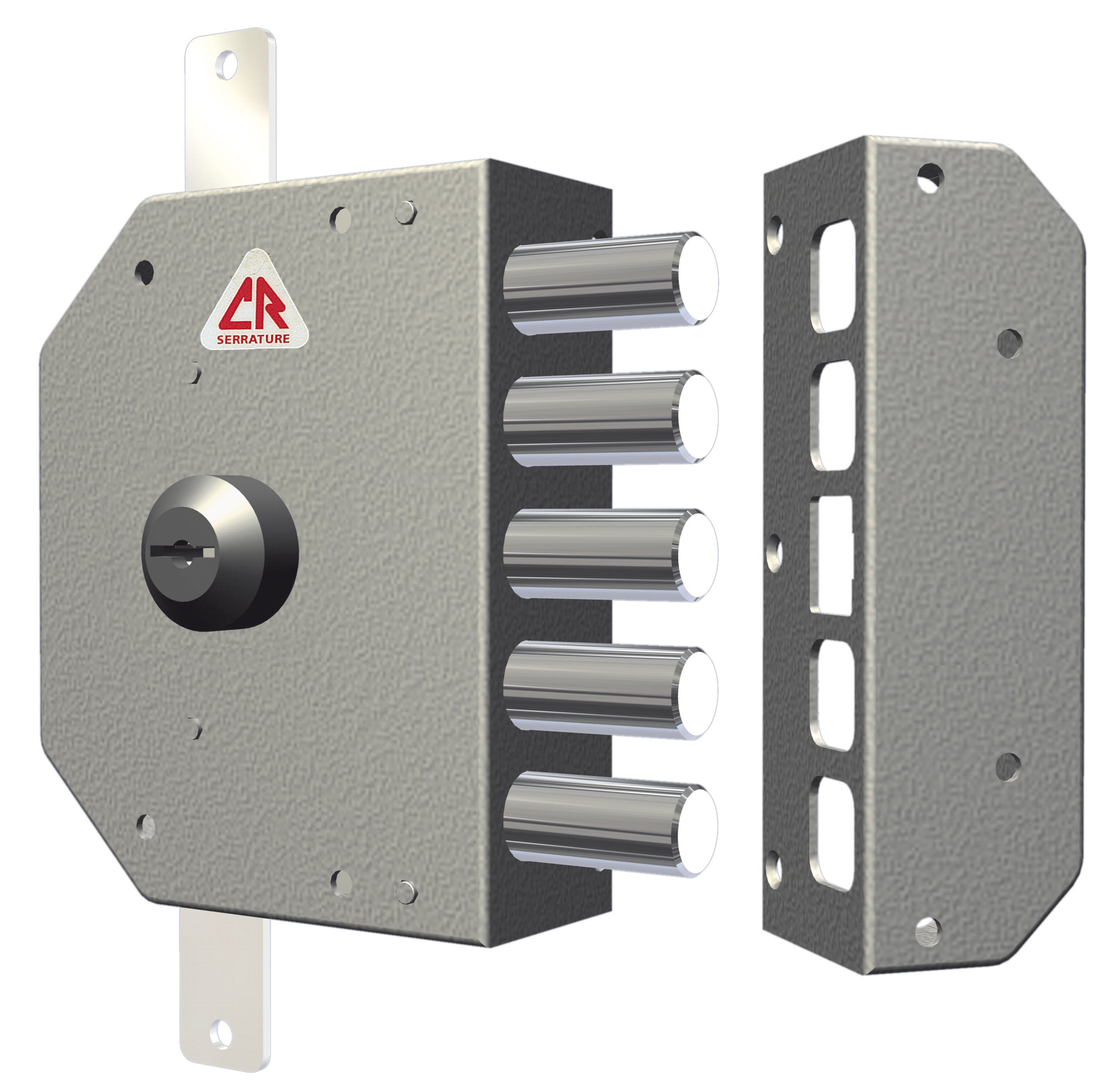 CR 3200 serratura sicurezza chiave dx senza aste