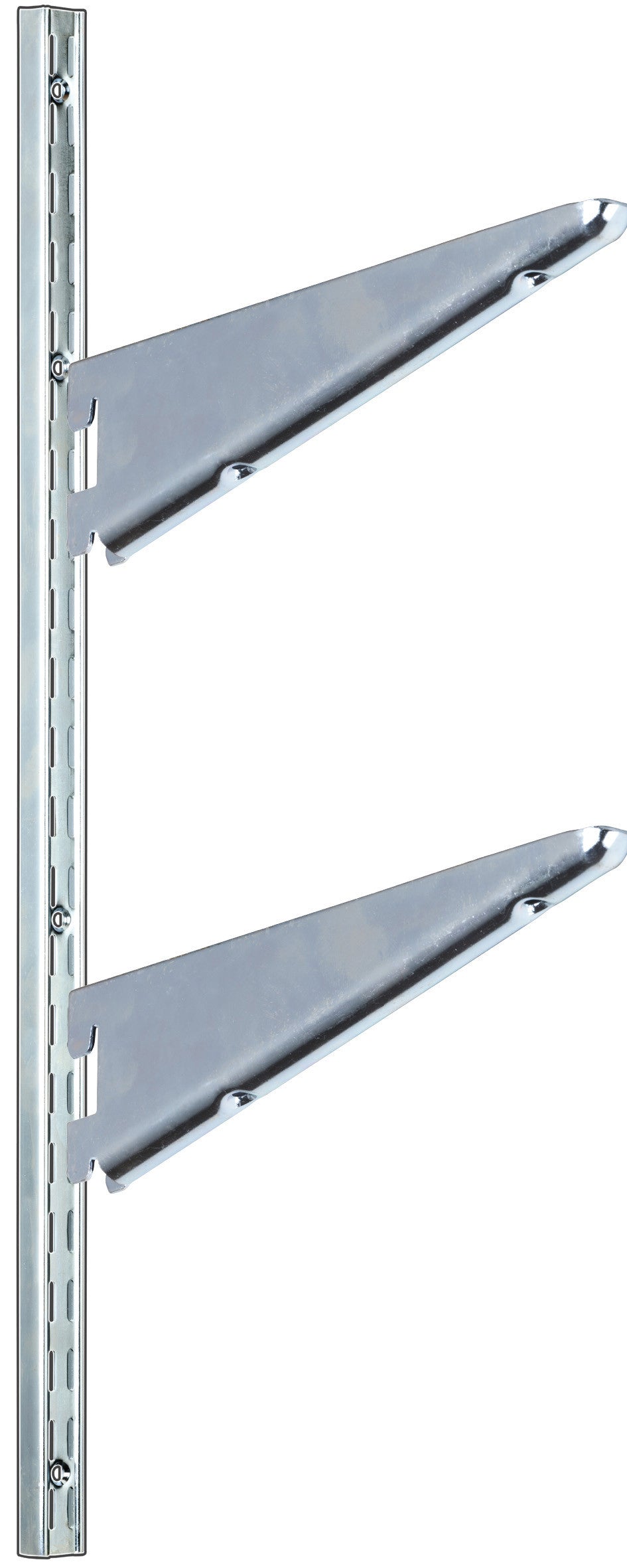 reggimensola cremagliera 2 ganci 40cm zincata