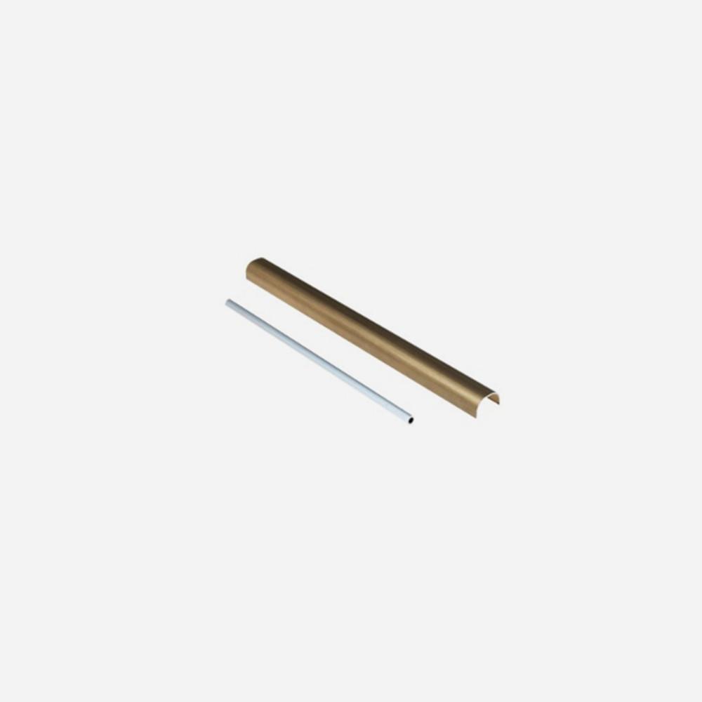 Kit asta di collegamento e profilo di copertura lunghezza 1200mm. OLD STYLE COLORE BRONZO ANTICO