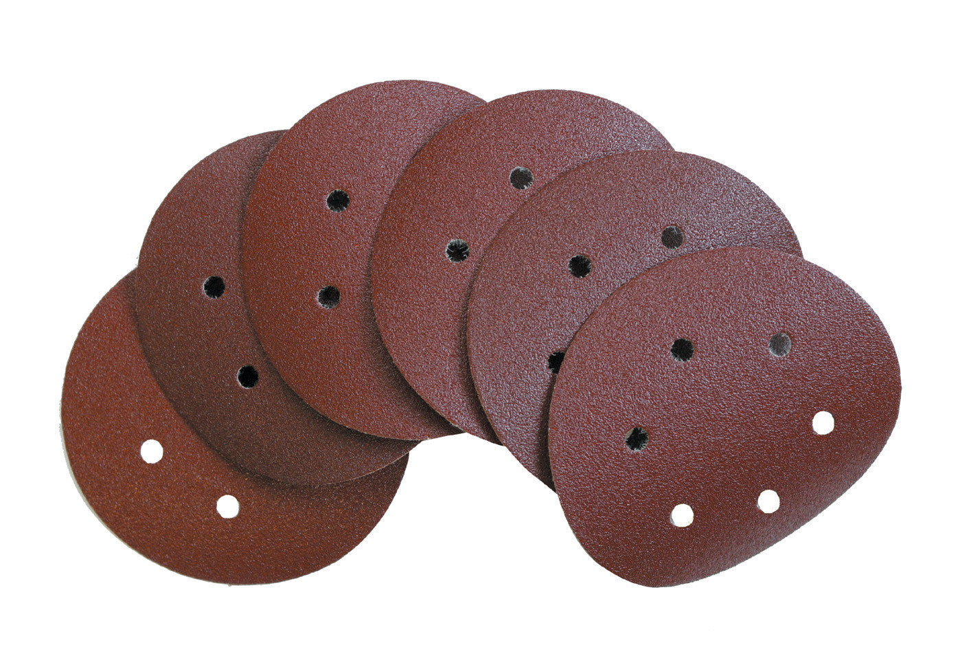 dischi abrasivi velcrati 6 fori 150mm grana  40