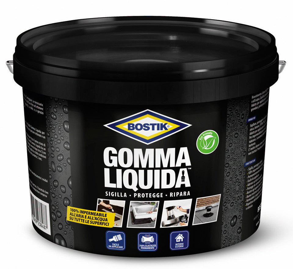 bostik impermeabilizzante gomma liquida lt5