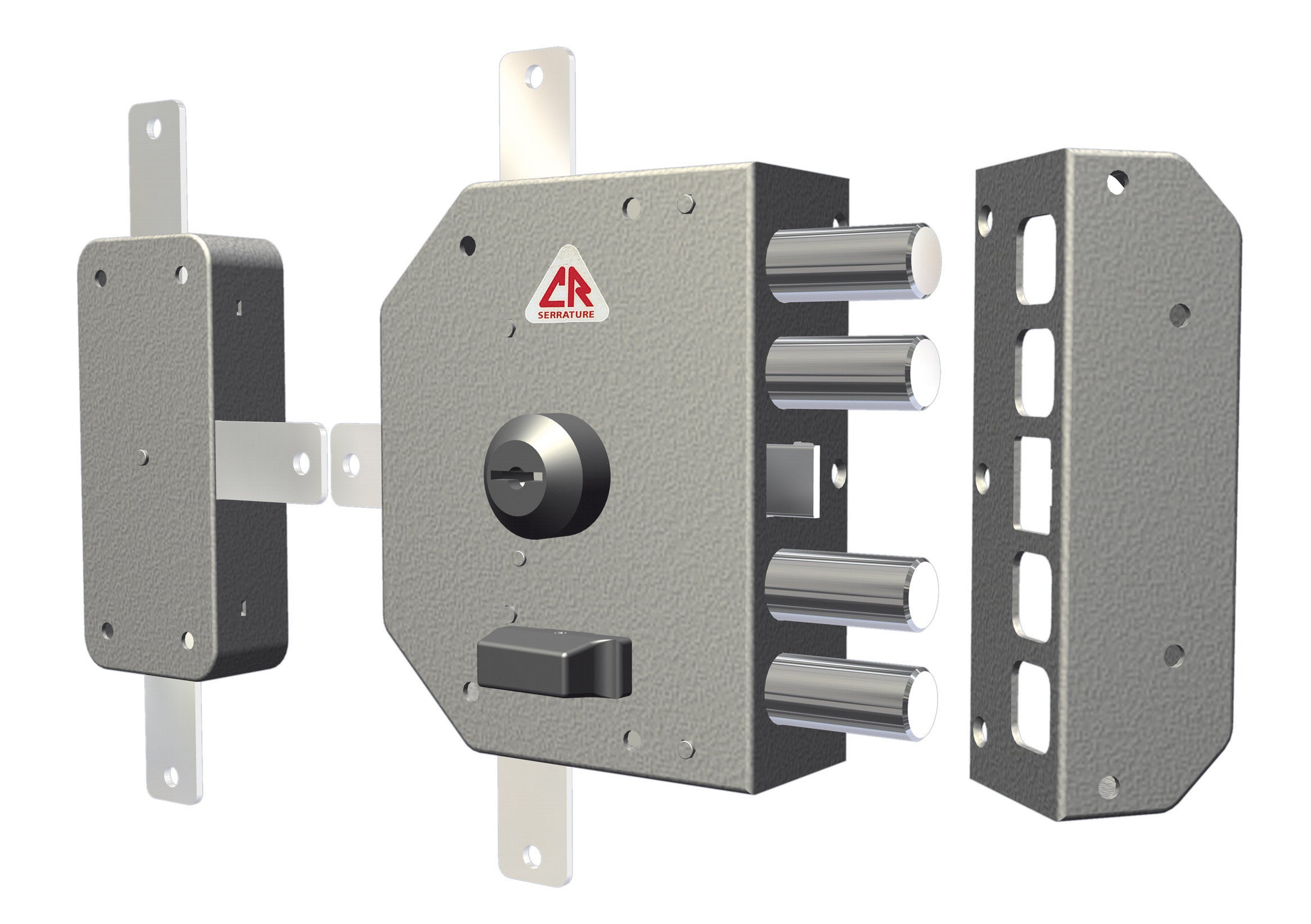 CR 3350 serratura sicurezza quintupla chiave scocco destra