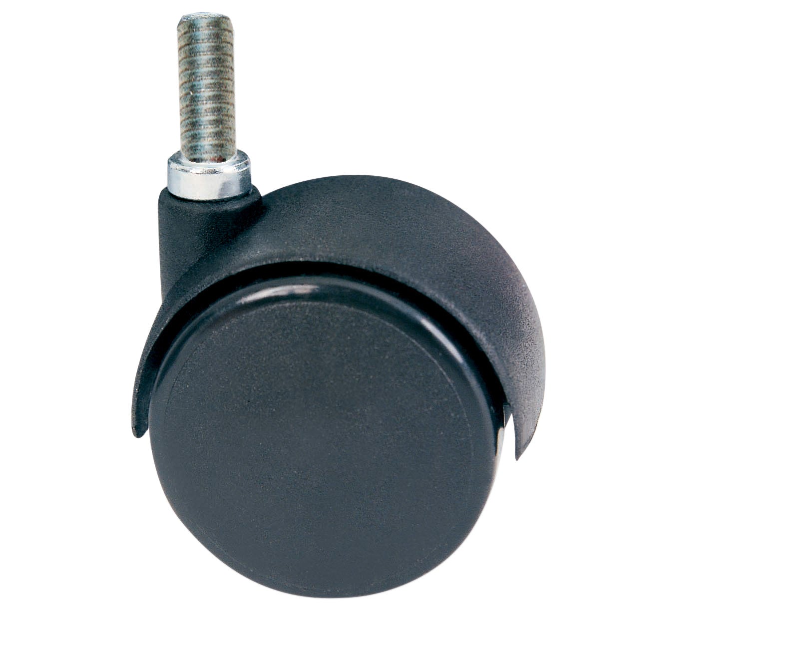 ruote mobili gemellate perno M8 50mm