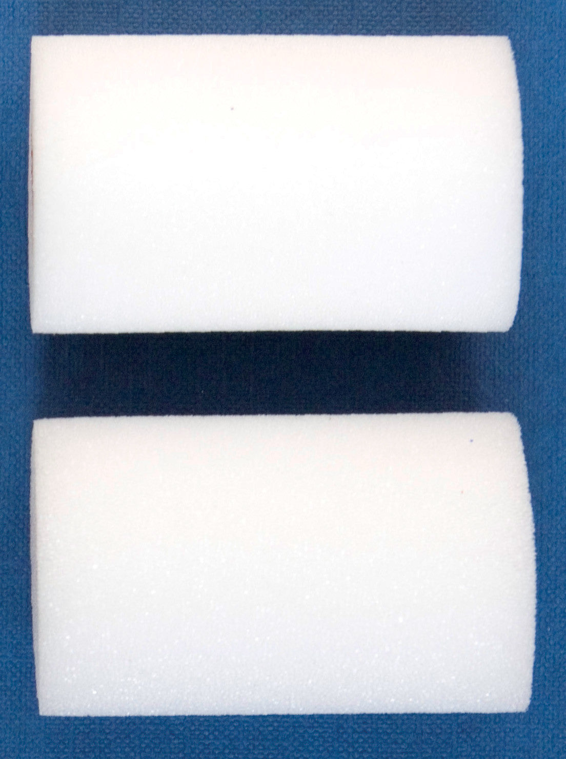 2 rullini ricambio spugna bianca 5cm