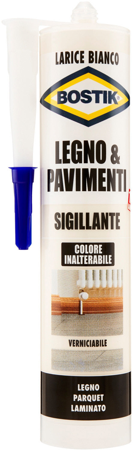 bostik sigillante legno&pavimenti bianco larice