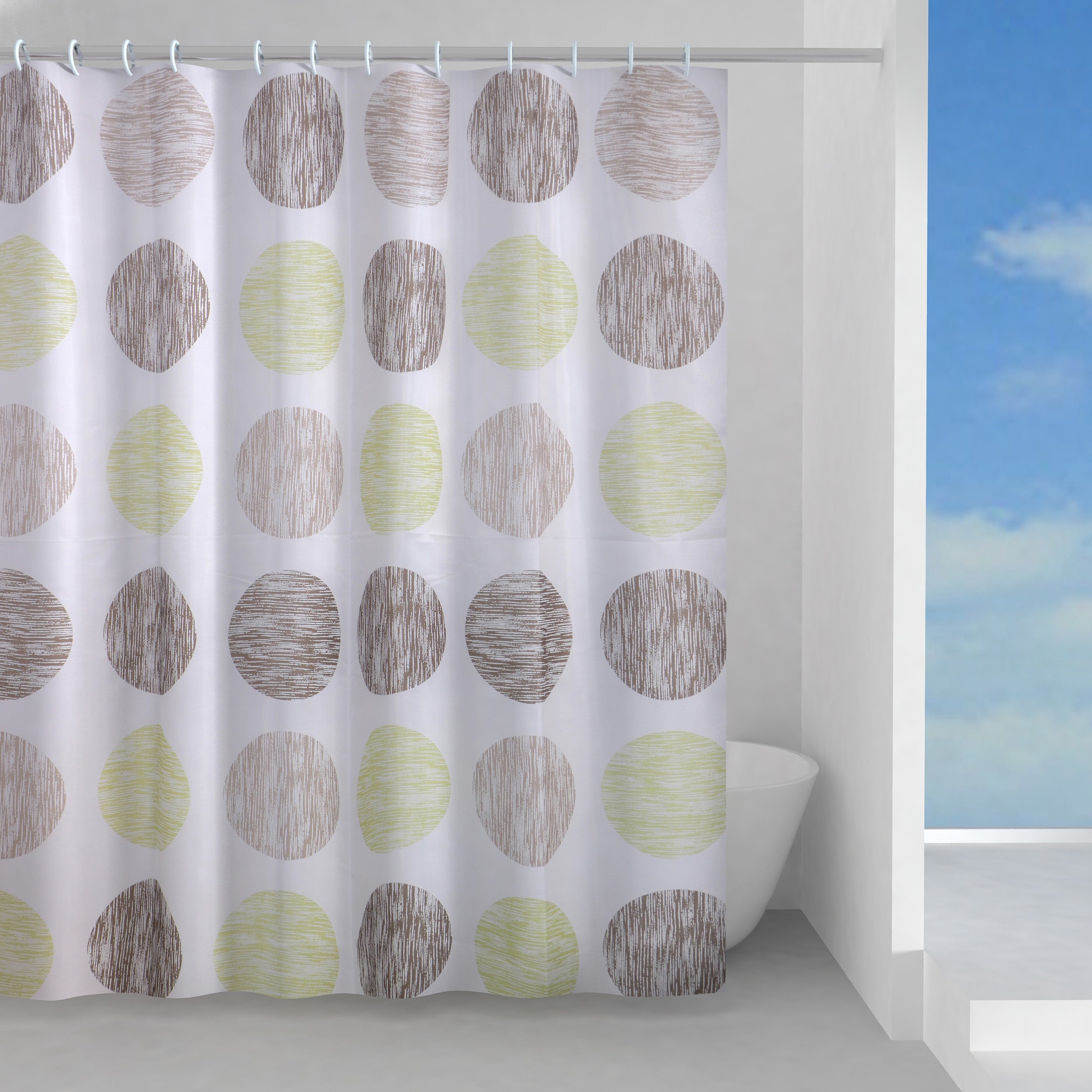 tenda doccia vasca poliestere gomitolo