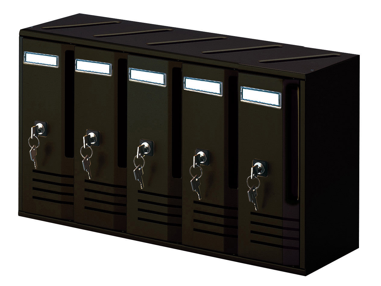 alubox cassetta postale cubo 5 posti ghisa