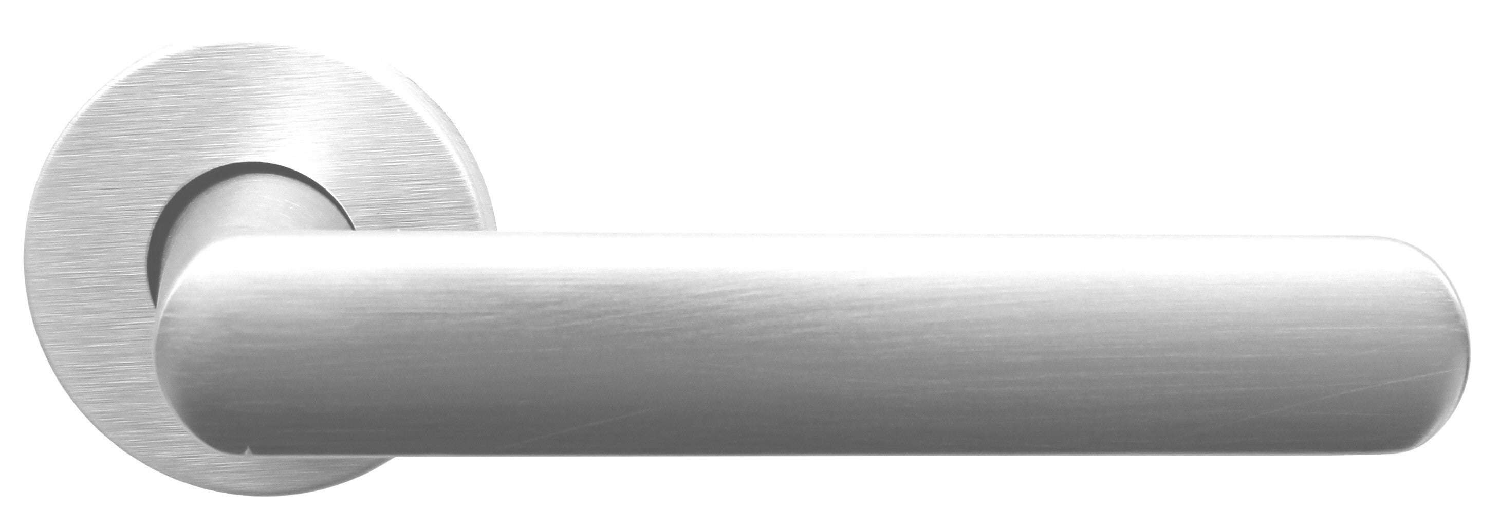 maniglia solis con rosetta cromo satinato