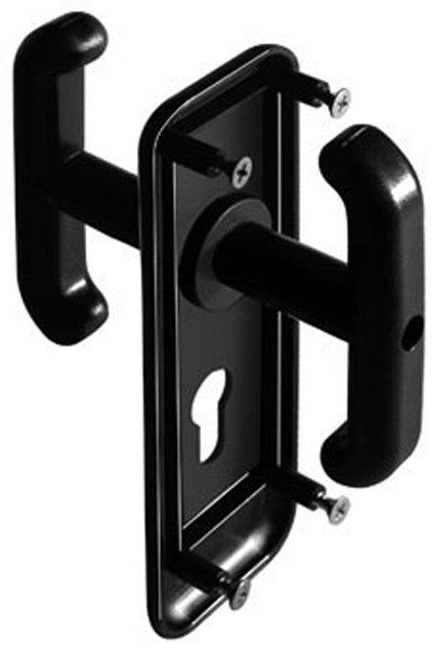 maniglia per basculanti cilindro sagomato