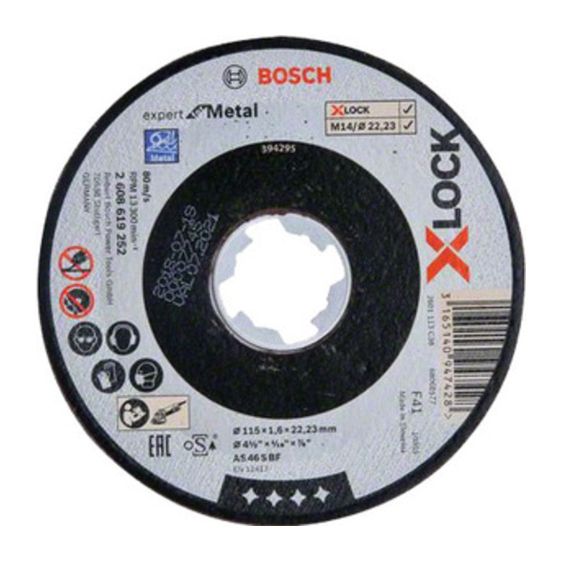 disco per metallo xlock 115x1.6 Bosch
