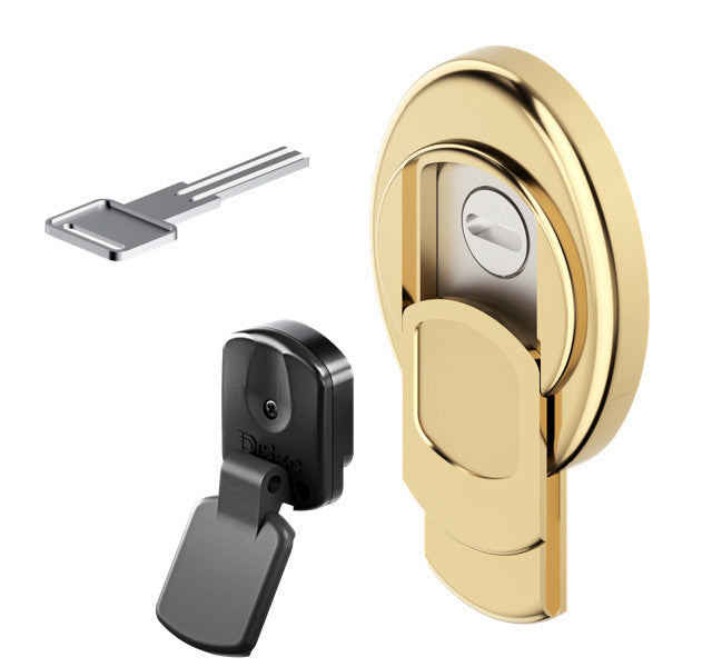 defender magnetico serrature disec cilindro europeo pvd lucido