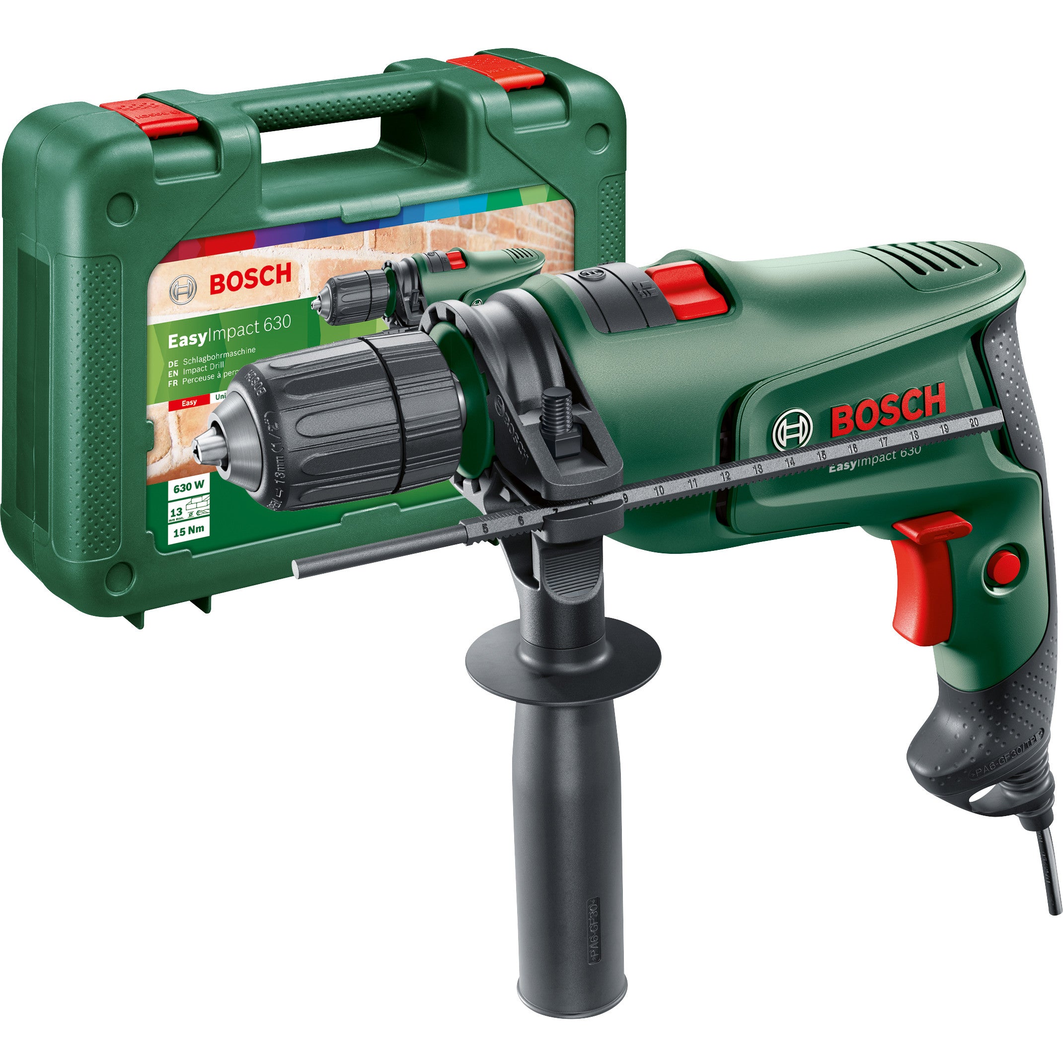 bosch easyimpact630 trapano elettrico 630w kit