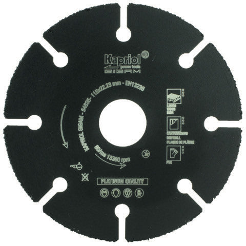 kapriol disco al tungsteno expert 115mm 54835