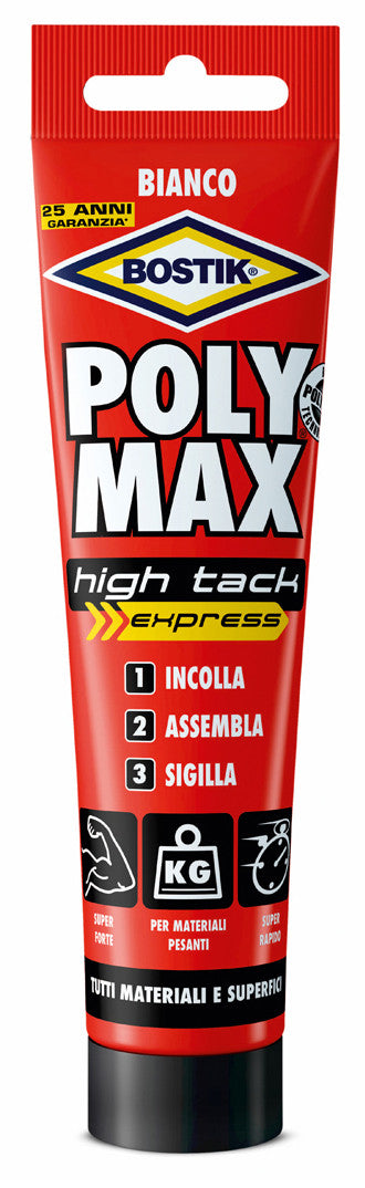 bostik polymax high tack bianco tubetto