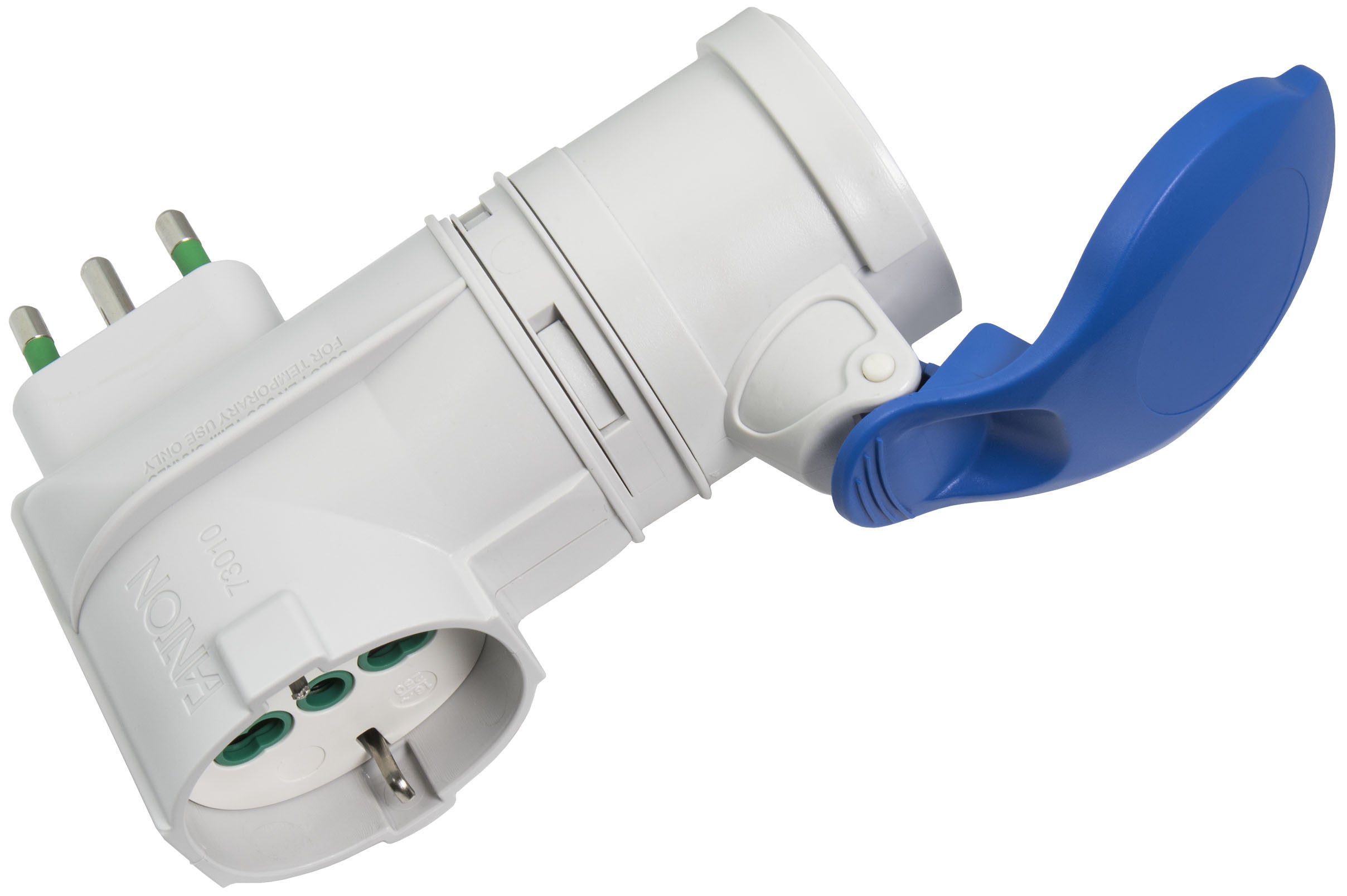 adattatore presa industriale ce 16a+t-2p+t-220v + schuko