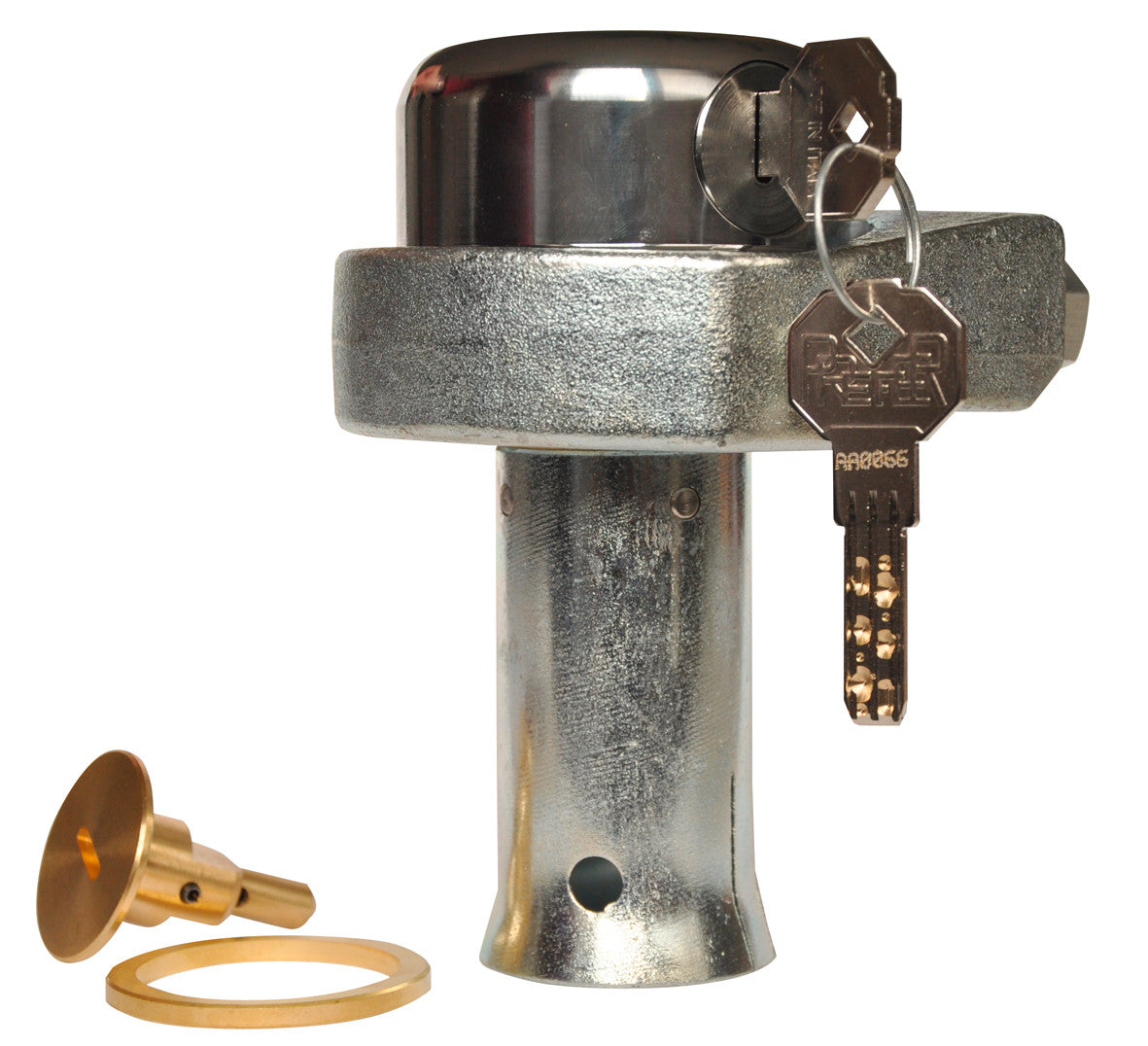 lucchetto a campana prefer con accessori per serranda