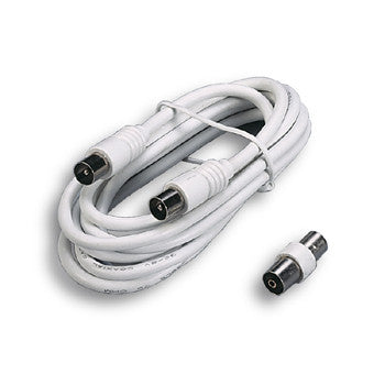 prolunga cavo antenna tv 2mt con adattatore
