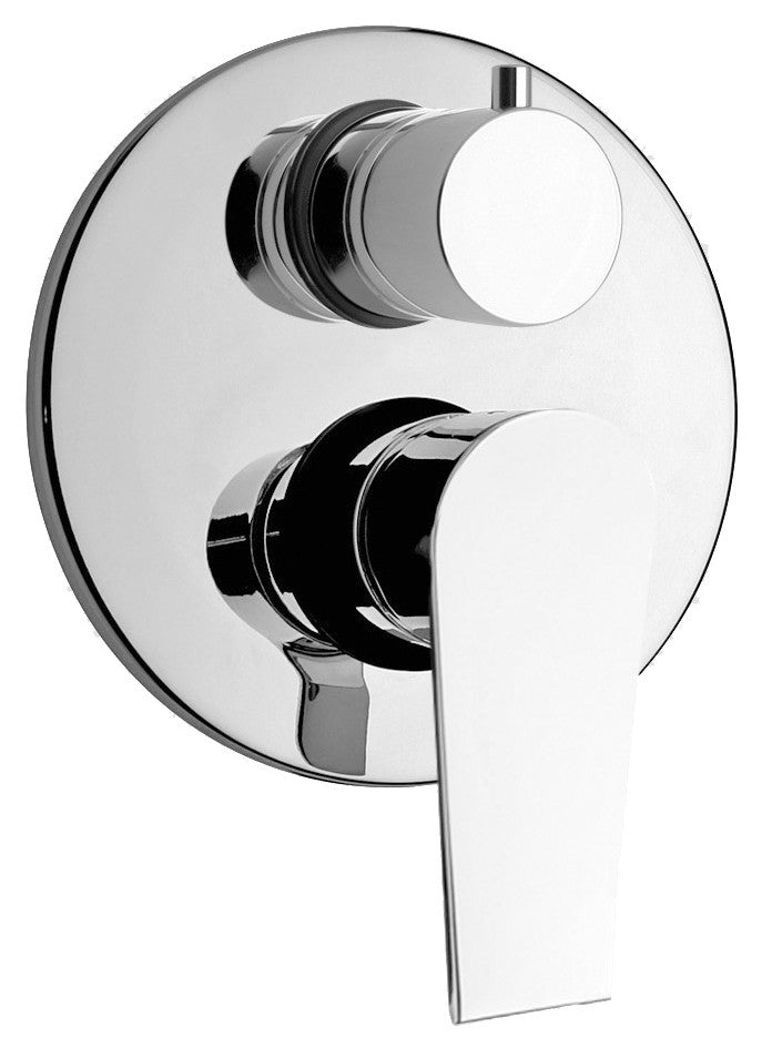 mamoli logos misceatore monocomando a incasso per doccia con deviatore