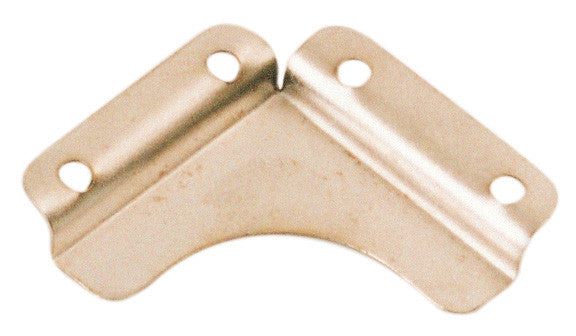 fermaspecchi lisci nichelati mm.40x40 (pz.4)