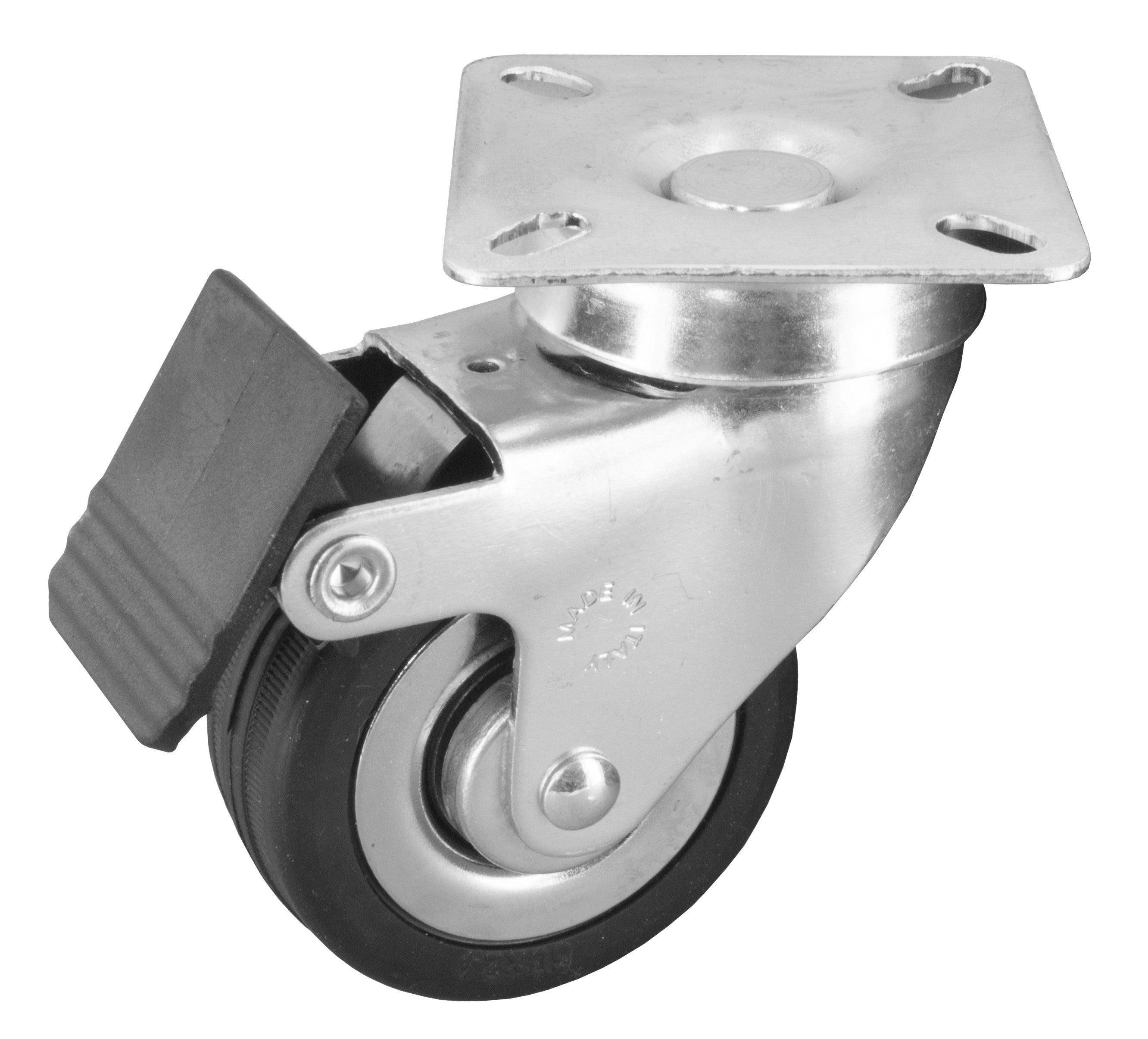 ruote per mobili diametro  60 piastra e freno