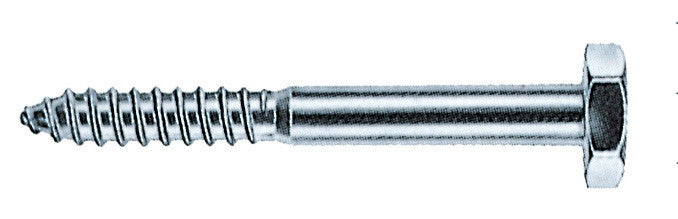 tirafondi per legno zincati 8X300