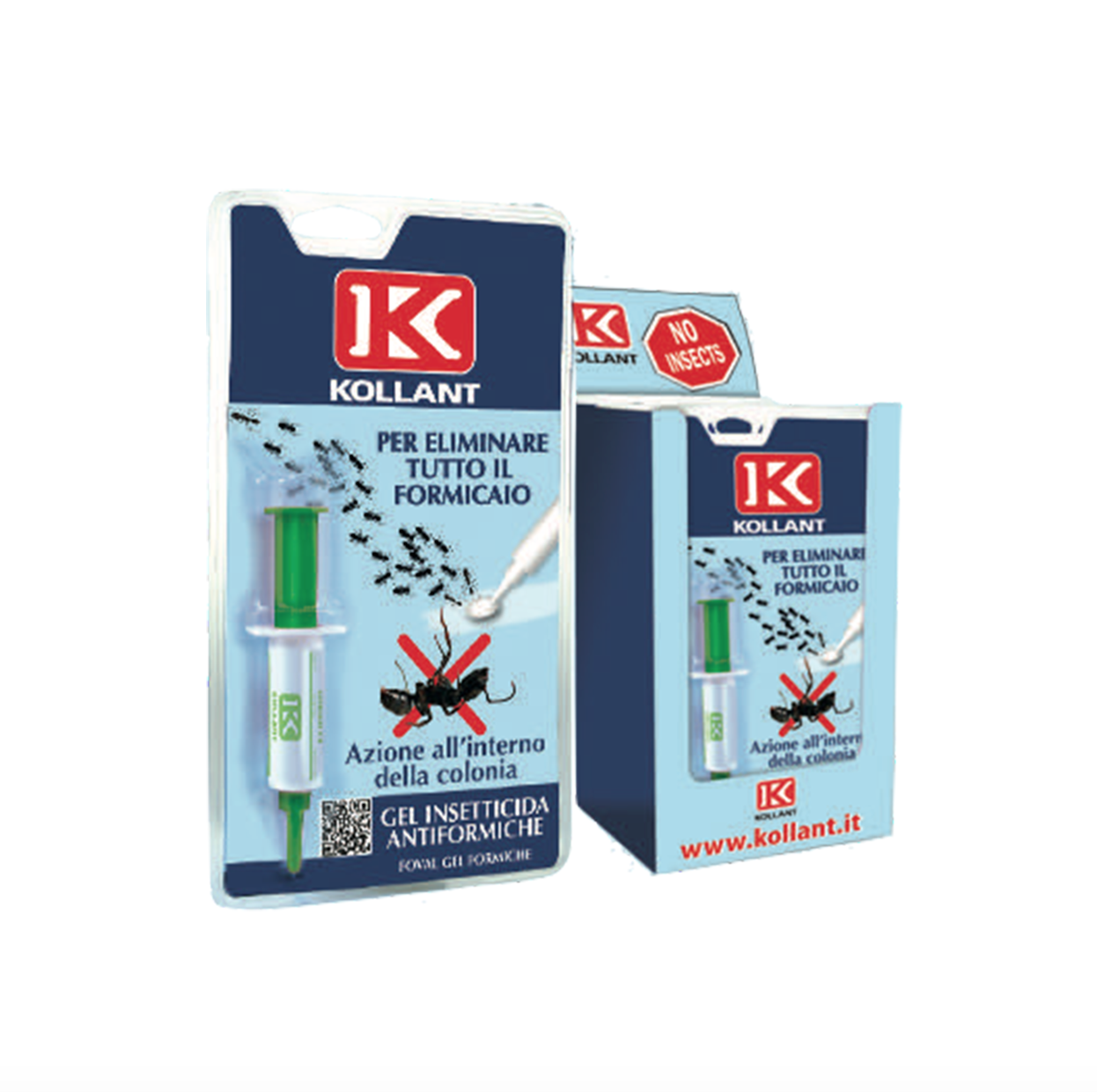 Insetticida KOLLANT Foval Gel per formiche 5gr.