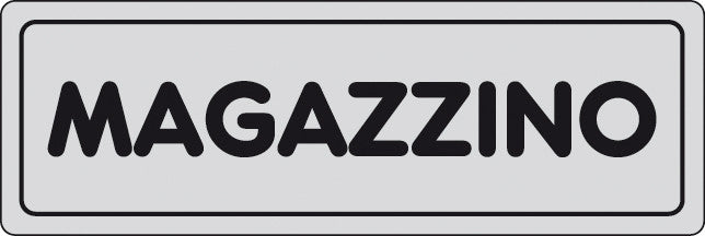 etichetta adesiva segnaletica 150x50 magazzino