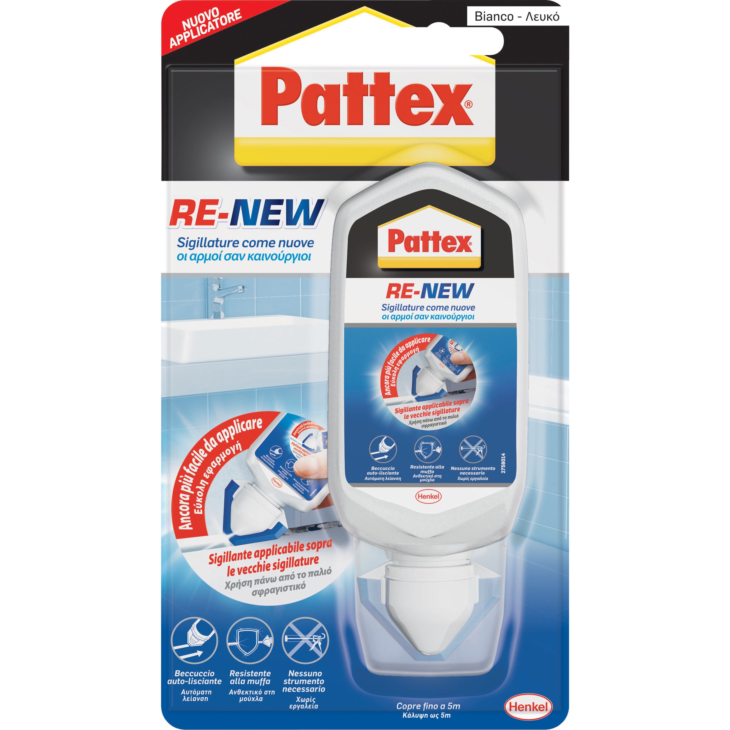 pattex sigillante 're-new' ml.100