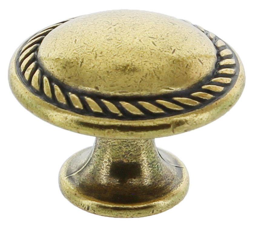 pomolo antichizzato mm.30 oro valenza