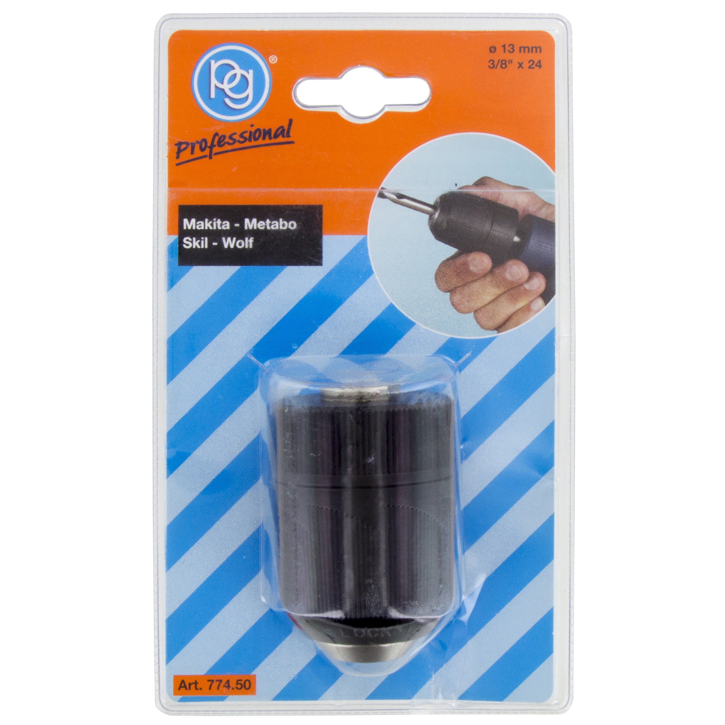 mandrino autoserrante per trapano 3/8-13mm F POGGI 774.50