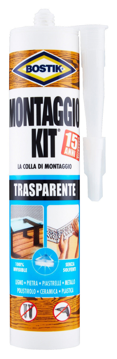 bostik colla di montaggio trasparente
