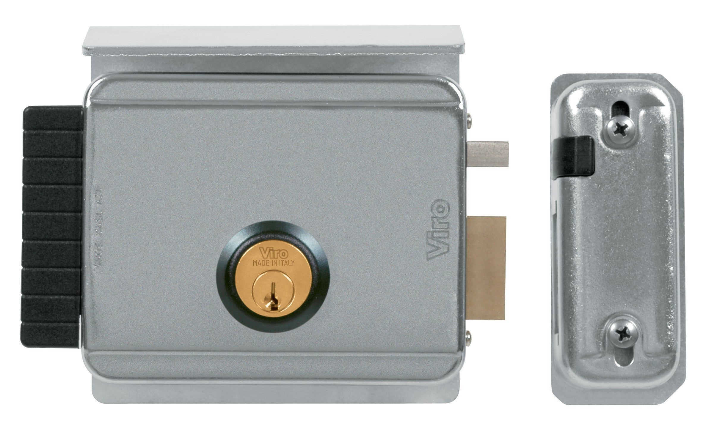 viro 8992 serratura elettrica per cancelli in ferro 50/80 sx