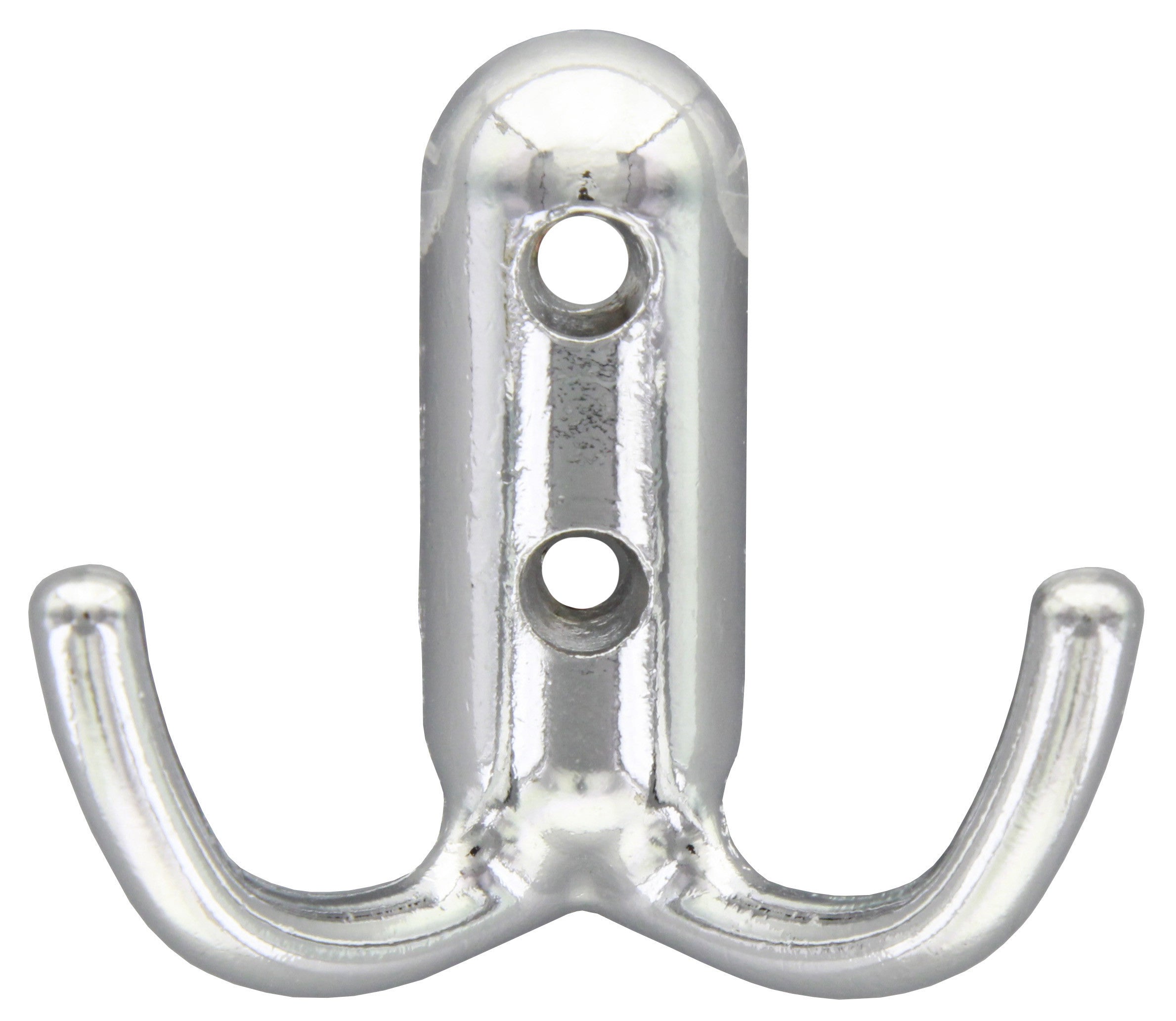 appendiabiti singolo 2 ganci 45x45mm cromo lucido