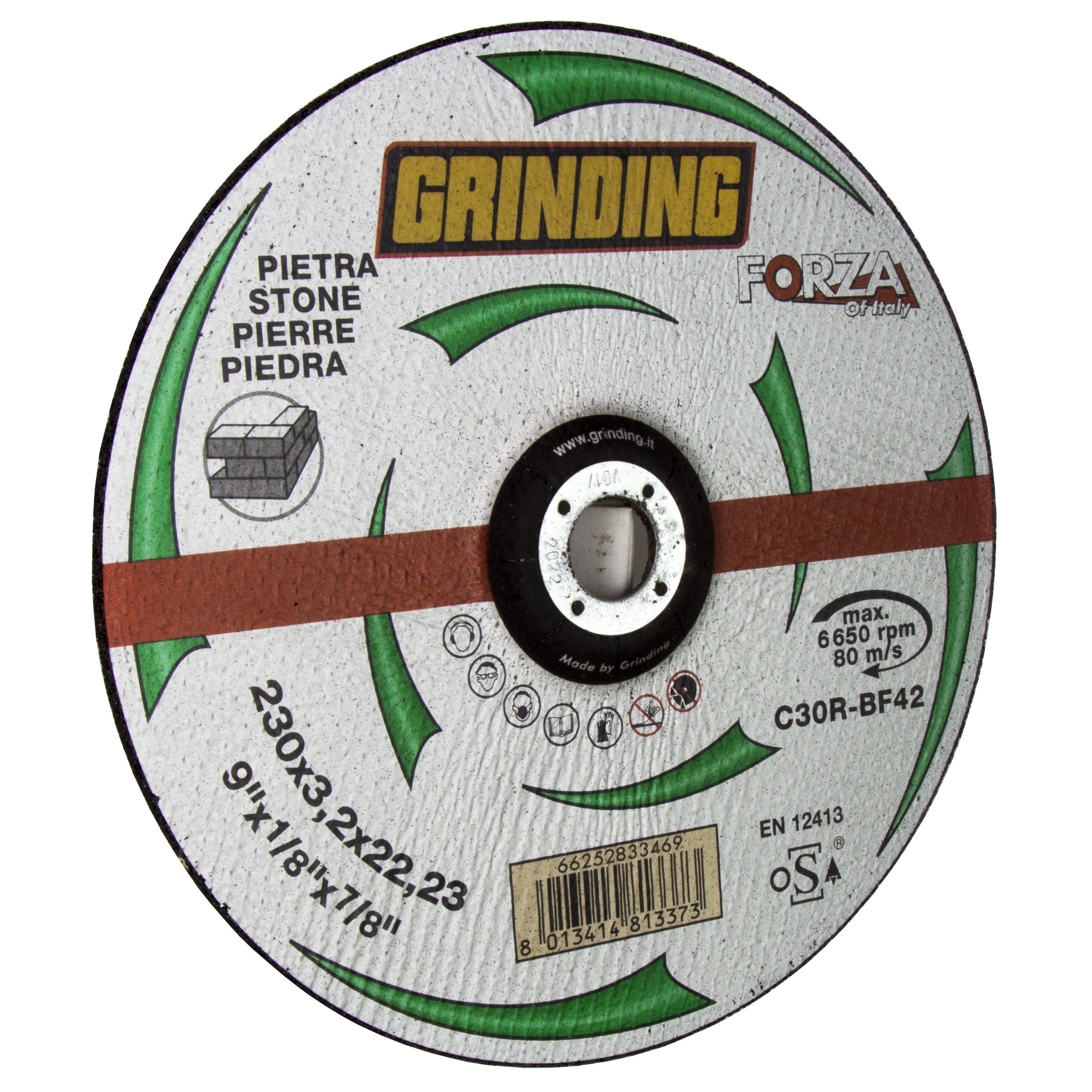 grinding forza disco per marmo 230x3,2