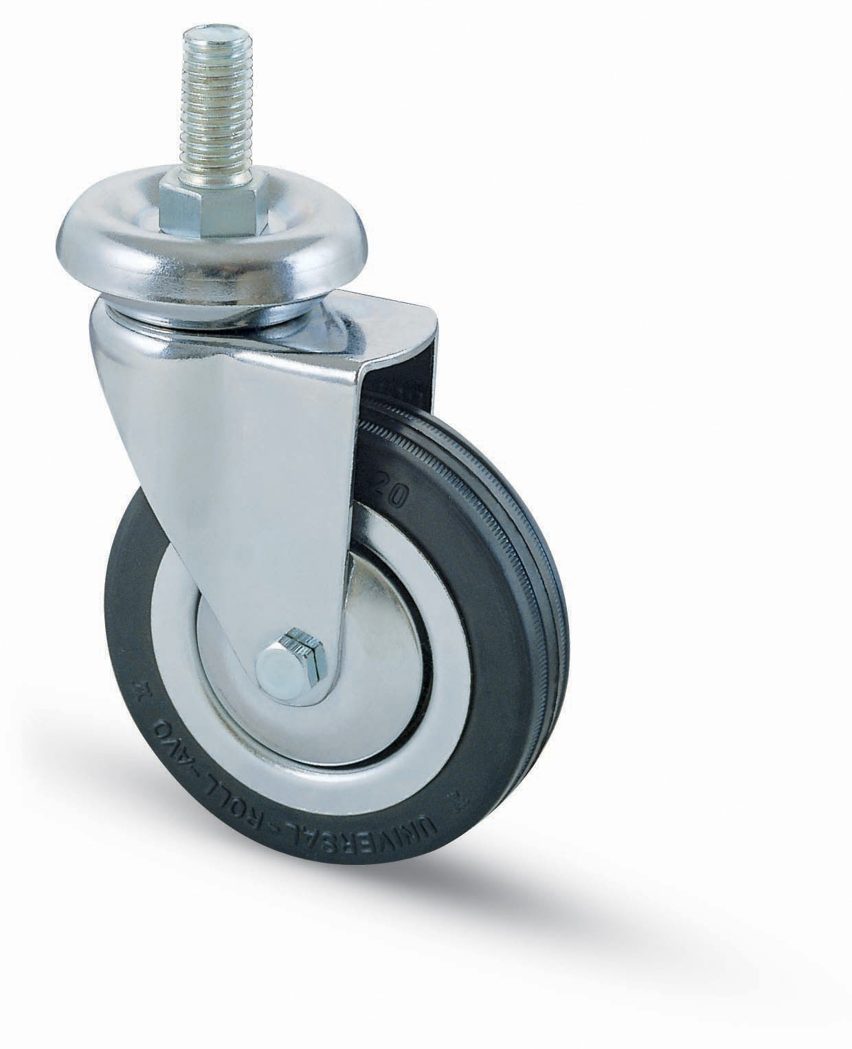 ruote per mobili diametro  80 con perno m12 155/B