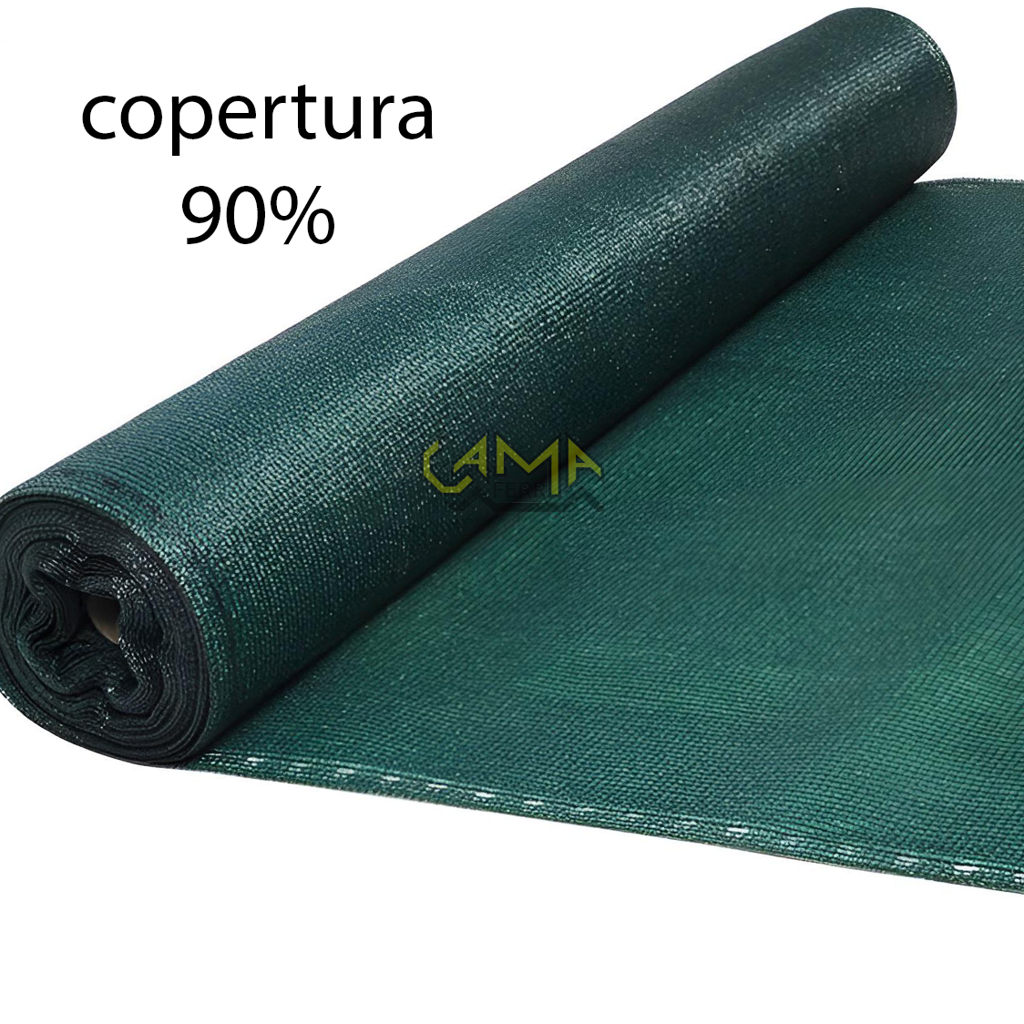 Rete ombreggiante telo ombra pesante verde 1 metro
