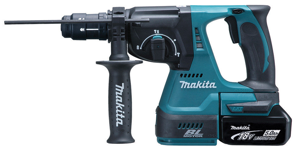 makita dhr243rtj tassellatore 2 batterie 18v sds-plus