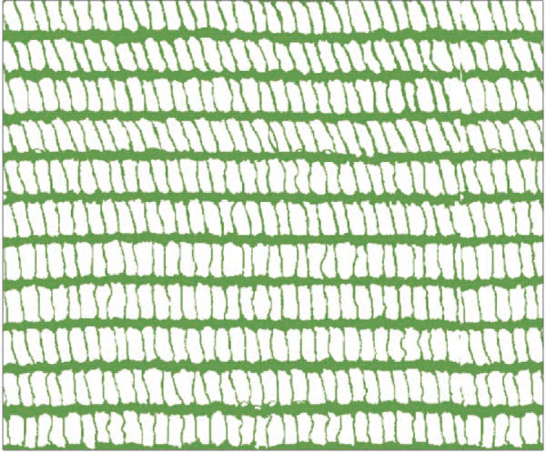 rete per ponteggi con asole 1,80 x 25mt