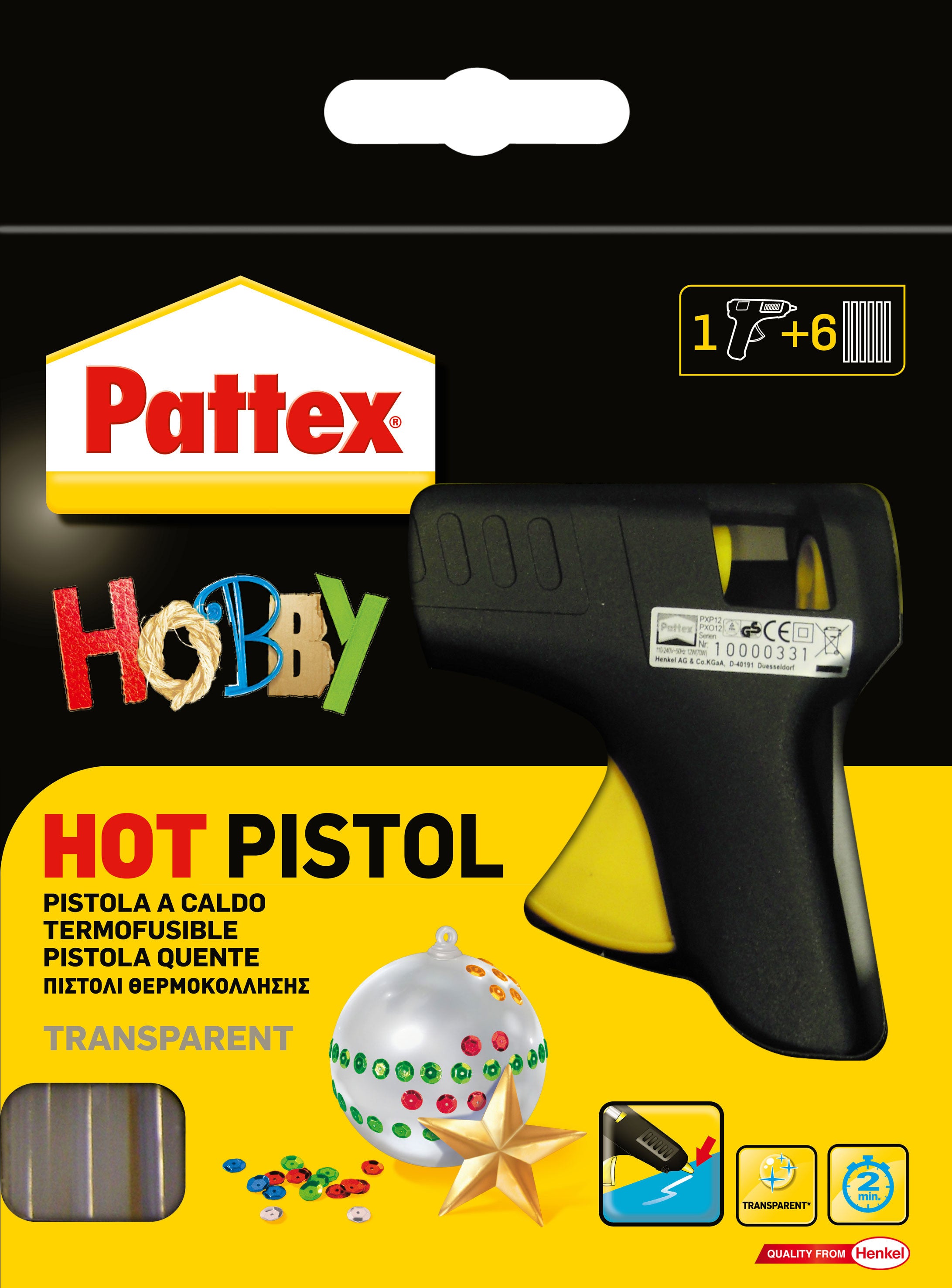 pistola colla a caldo incollatrice pattex