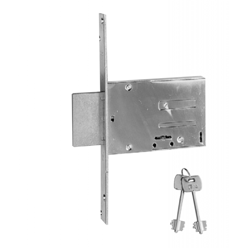serratura porte ferro 70mm doppia mappa iseo 661704