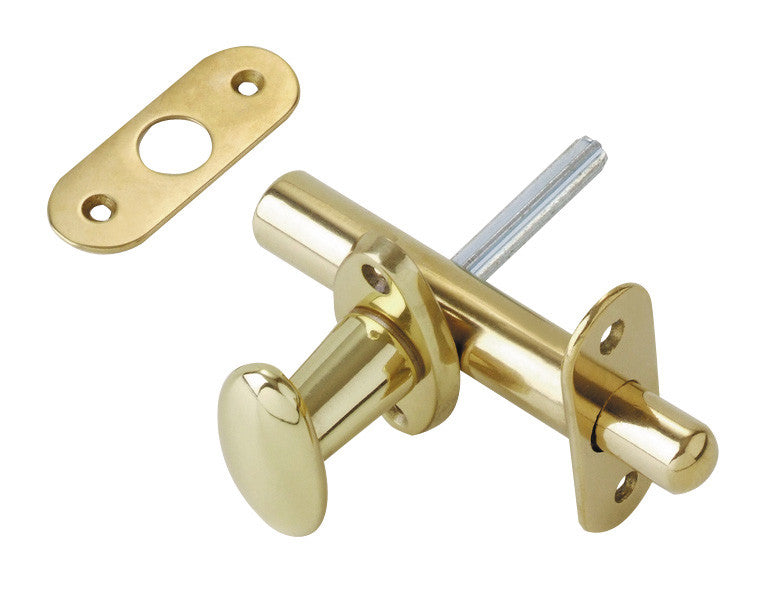 catenaccio a cremagliera con pomolo, bordo tondo mm.60 oro lucido