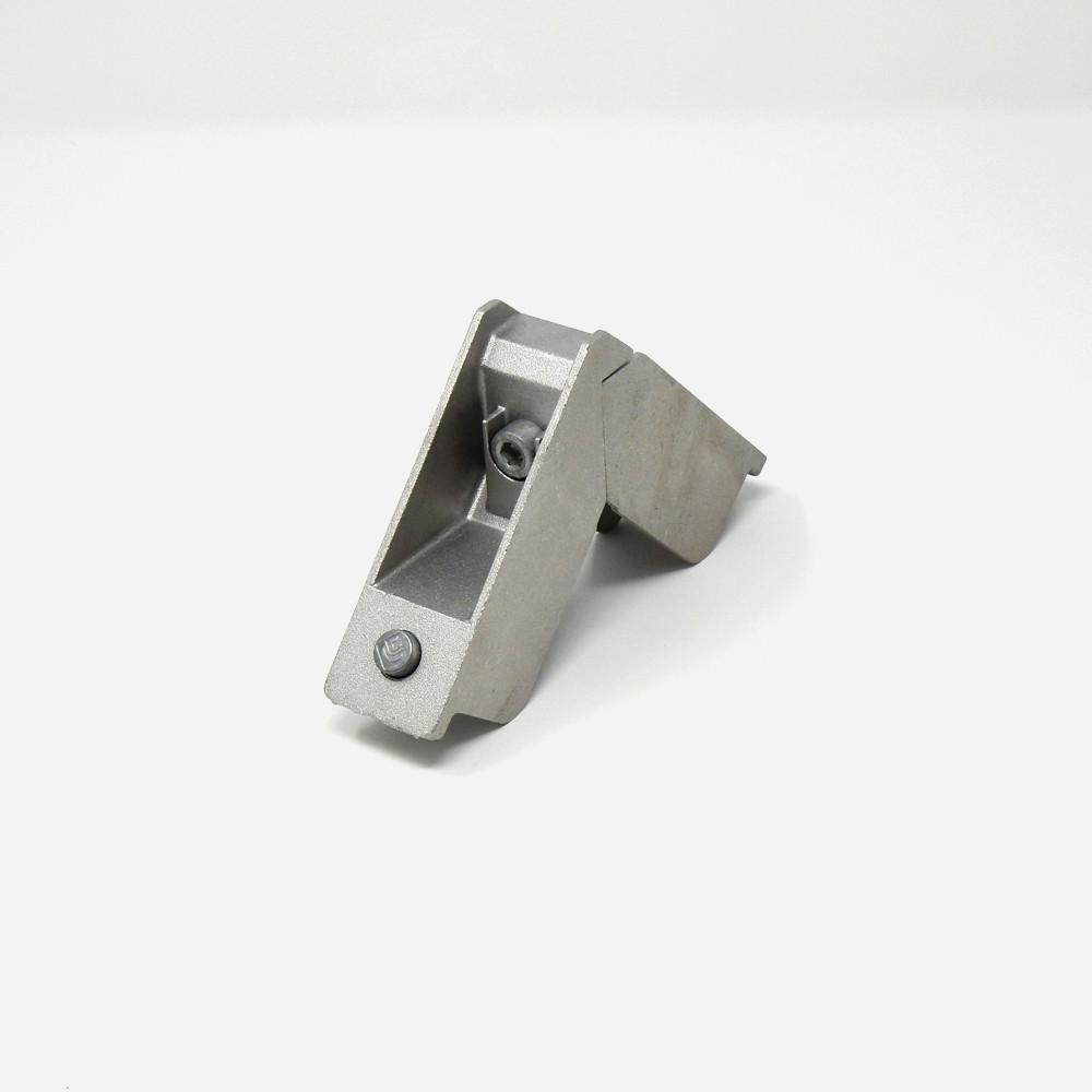 Squadretta  33,5 x 35,8 mm ad aggancio esterno per profilo maggiorato
