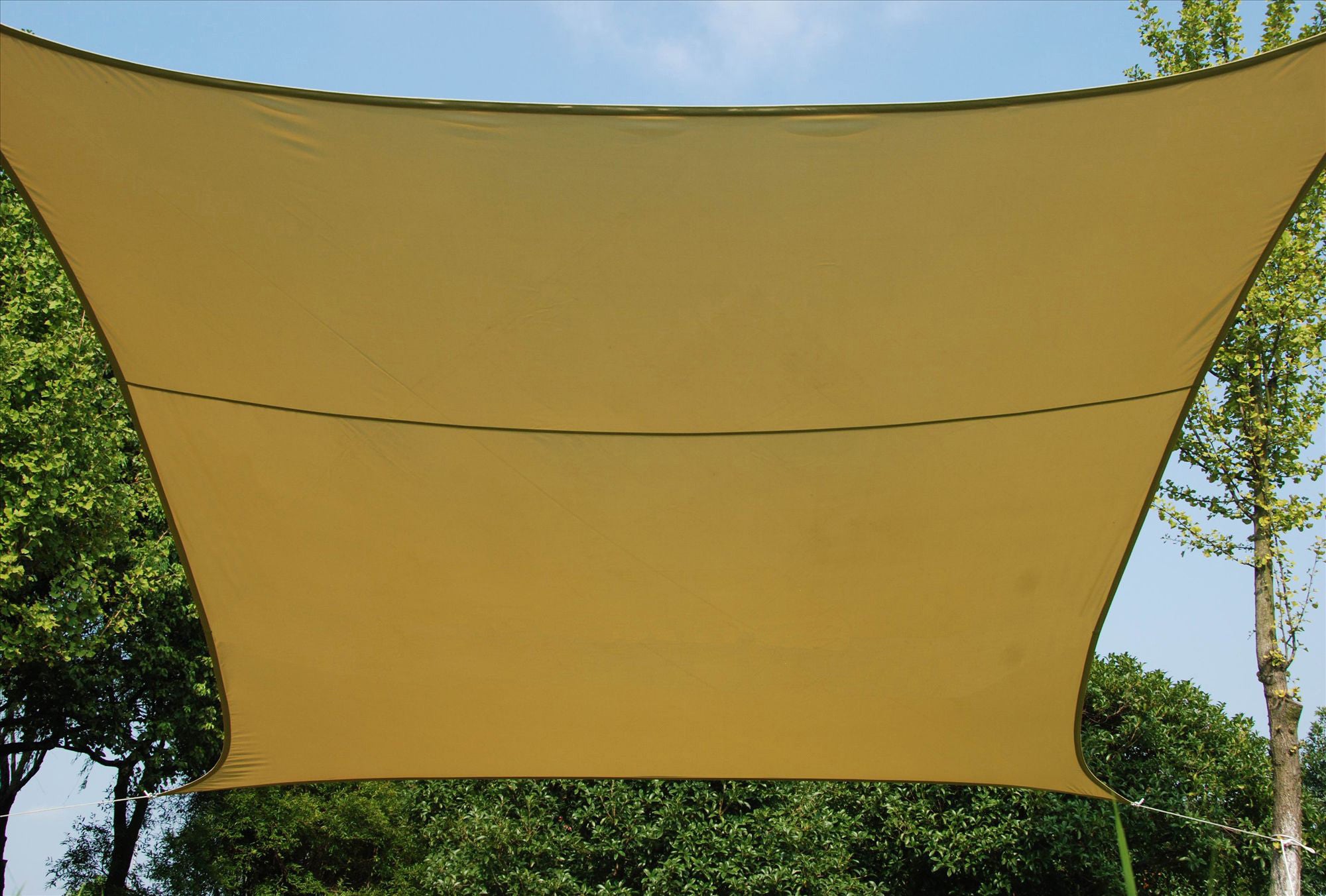 vela ombreggiante quadrata 2,90x2,90mt poliestere beige