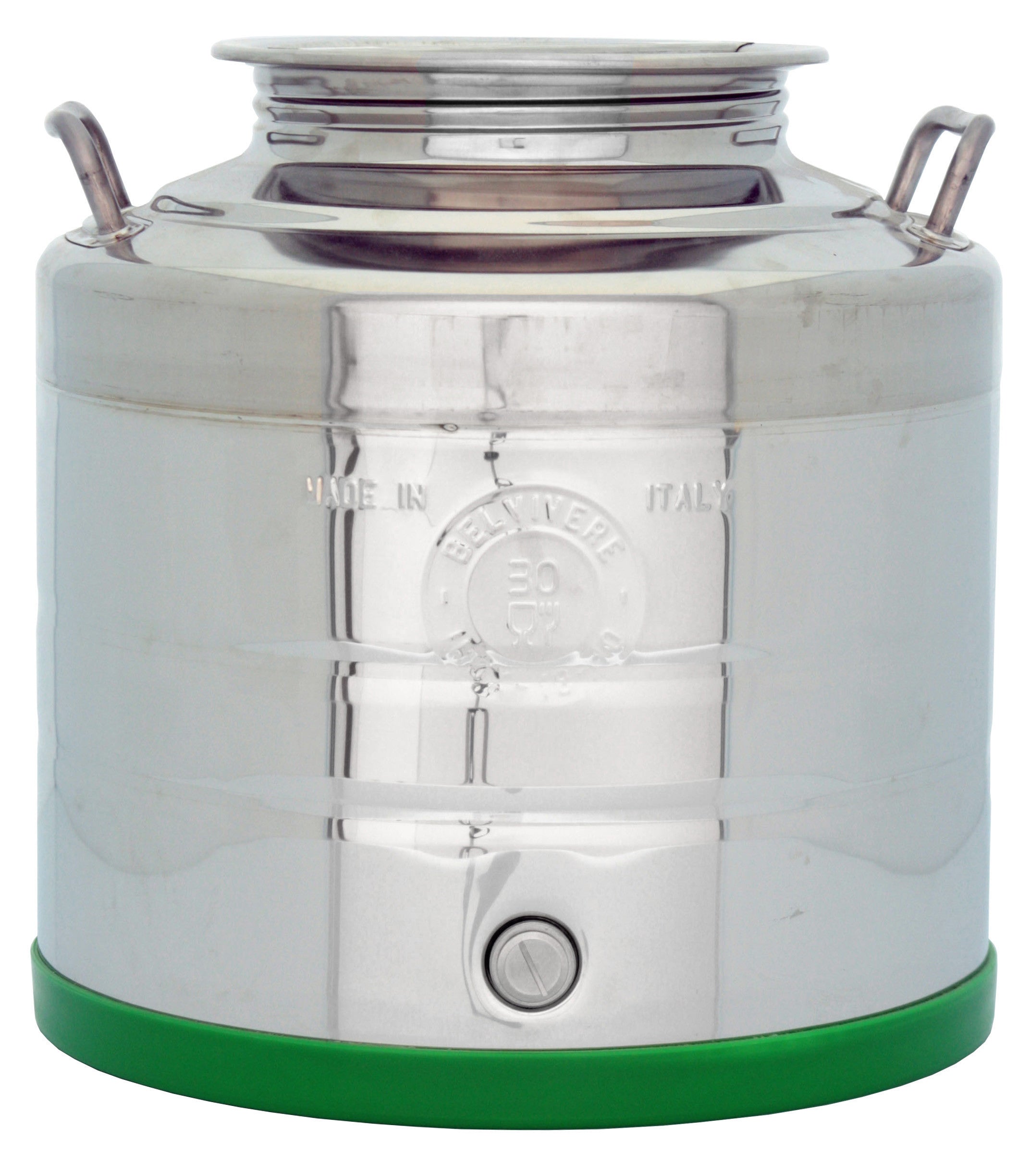 contenitore olio fusto acciaio inox saldato 30 litri
