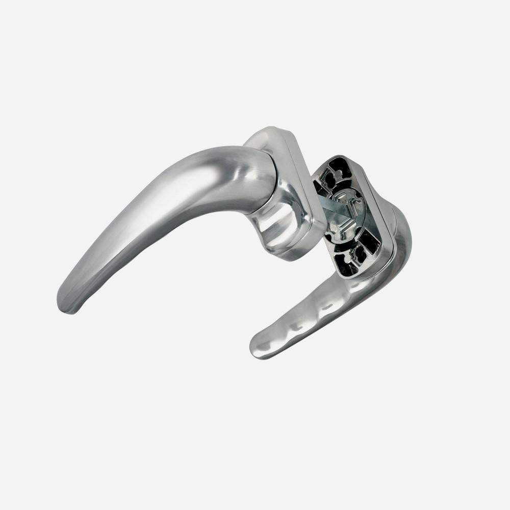doppia maniglia in alluminio colore BIANCO 9010
